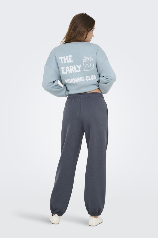 ONLBEST LIFE CUFF PANT SWT NOOS 15357504 Ombre Blue